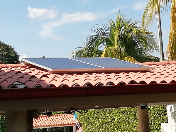 tejado panel solar