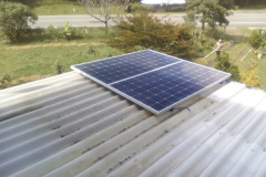 panel solar instalación pequeña