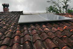 panel solar único