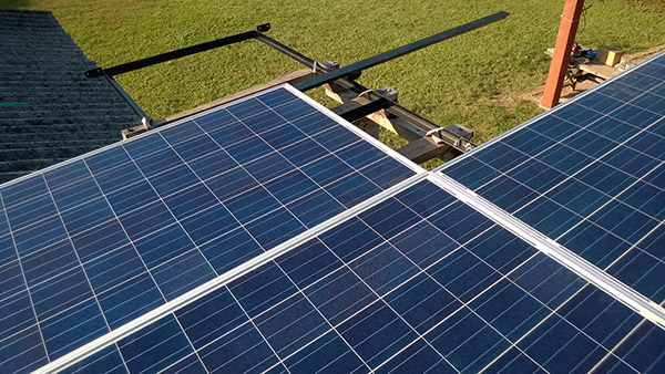 panel solar instalado