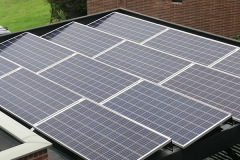 techo de panel solar