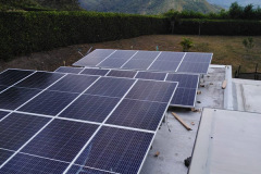conjunto de panel solar