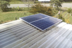 panel instalación pequeña