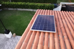panel ubicación  tejado